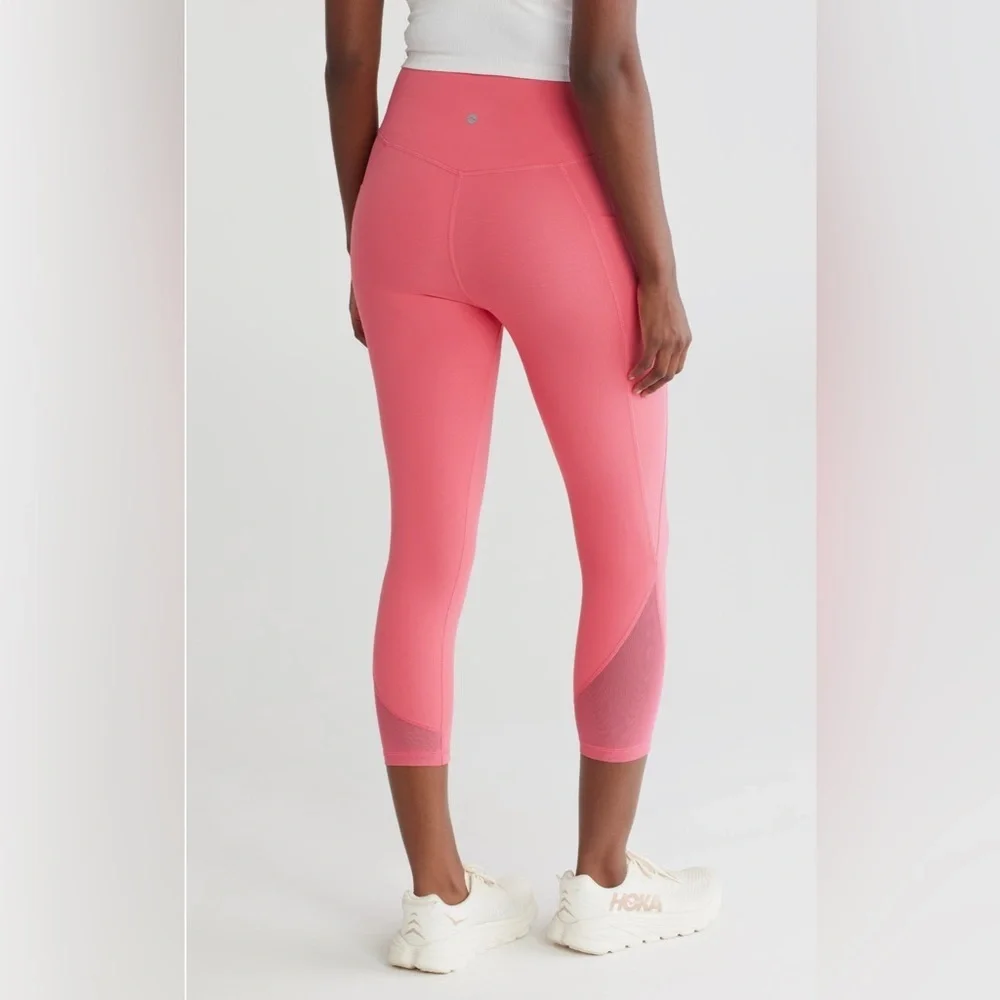 Gottex Shaper Capri Leggings Pink High Rise Compression | Small NWT |Barre| Yoga